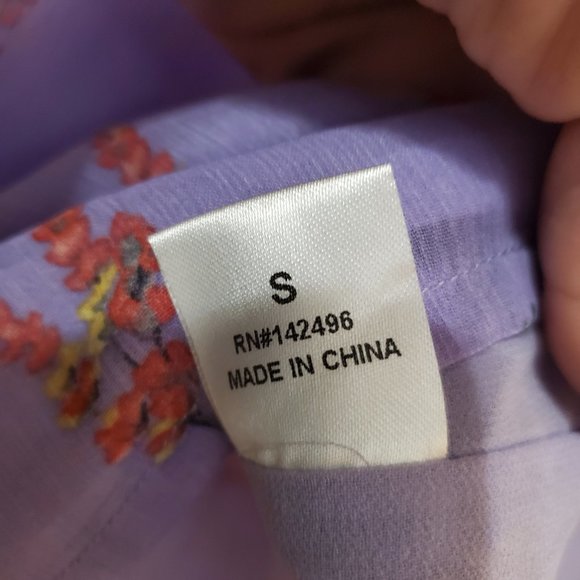 Re: Named Tasha Button-Down Floral Shirt Small - Picture 7 of 8